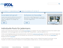 Tablet Screenshot of mypool.at
